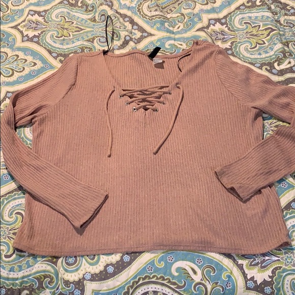 Nude blouse - Picture 1 of 2